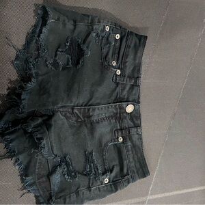 American Eagle outfitters, Size 00, Color:Black blue, Highrise